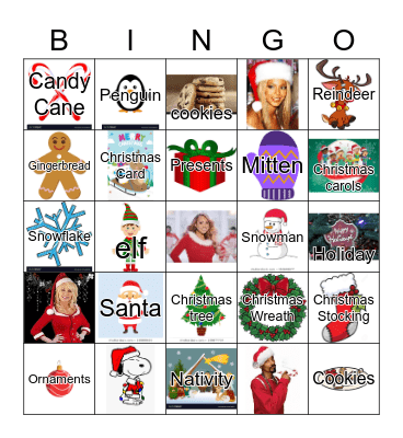 Holiday Pop BINGO Card