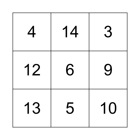 PS Xmas Bingo Card! Bingo Card