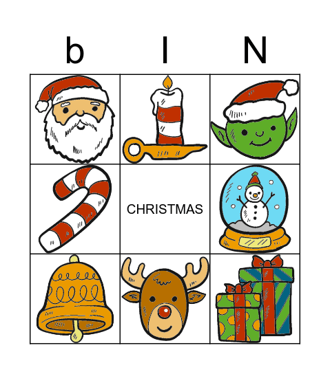 Christmas Bingo Card