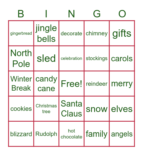 Bingo! Bingo Card