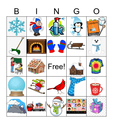 OCLO Holiday Bingo Card