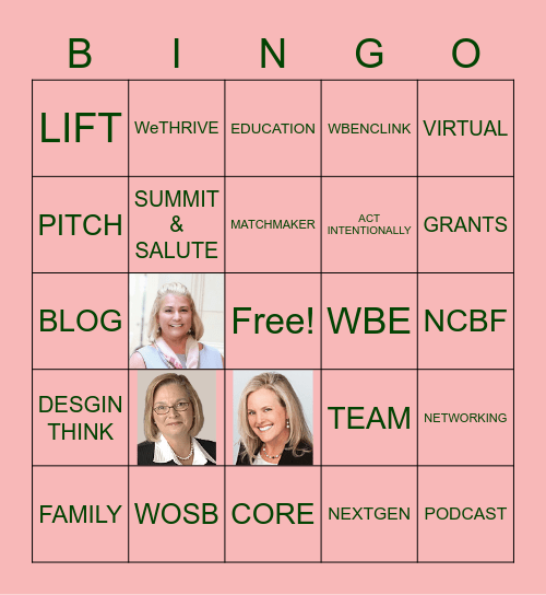 WBENC Holiday Bingo Card