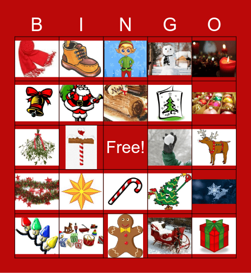 LES FÊTES D'HIVER Bingo Card