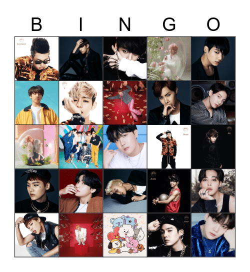 @BcnForBTS Bingo Card