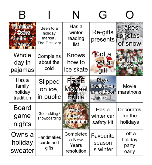 RPGM Holiday Bingo Card