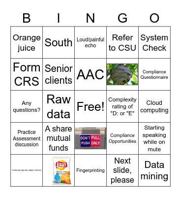 2021 Leadership Conference Bingo Card