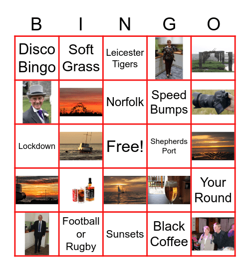 2020 Memories Bingo Card