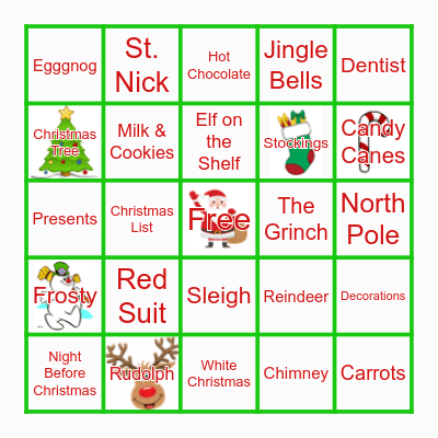 Christmas Bingo Card