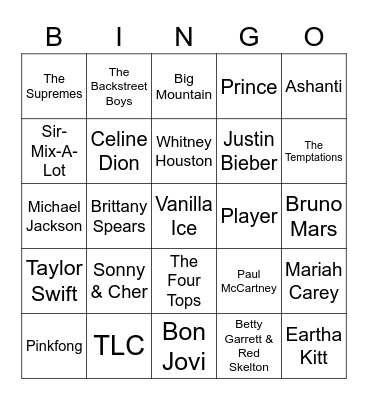 Kelli's Baby Shower Bingo Card