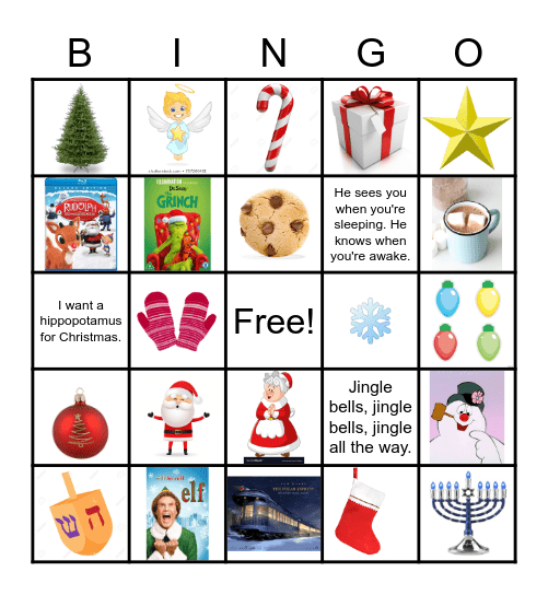 Gardner' Holiday BINGO Extravaganza Bingo Card