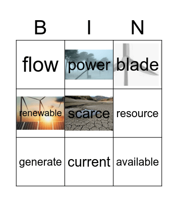 GR4 Unit4 Part1 power of nature Bingo Card