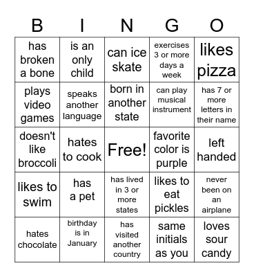 TOATC BINGO Card