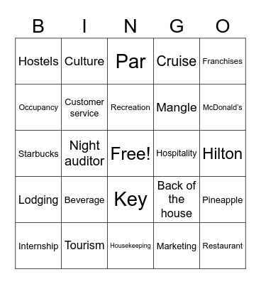 HTC club Bingo Card