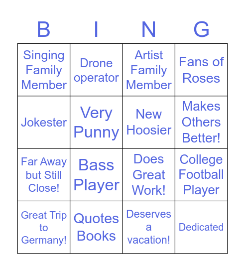 Global L&D Bingo Card