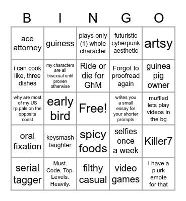 itsa binbgo Bingo Card