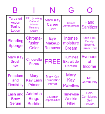 Girlfriends Happy Hour Bingo Card