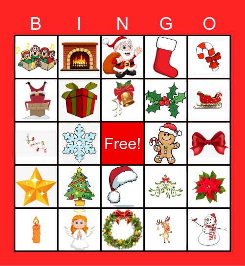 C H R I S T M AS Bingo Card