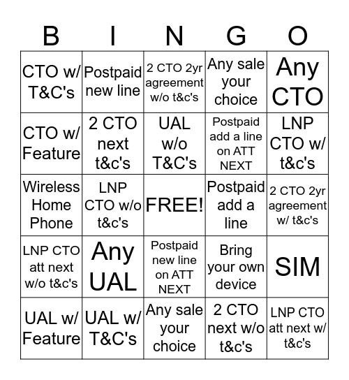 A Consumer Christmas Bingo  Bingo Card