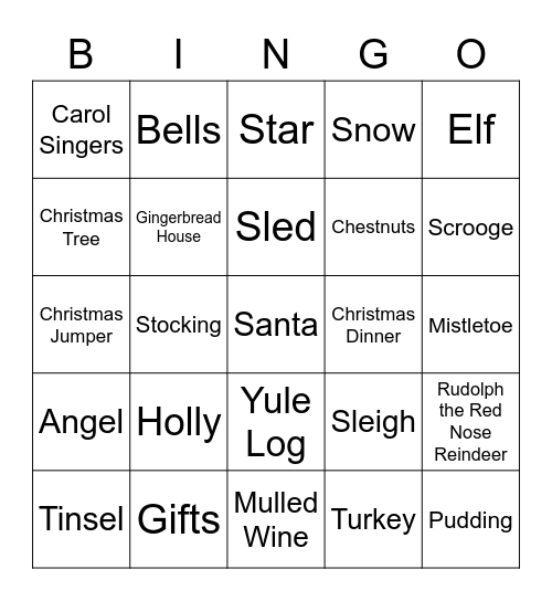 Total Media XMAS Bingo Card