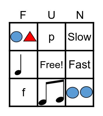 1 December Music Bingo Card