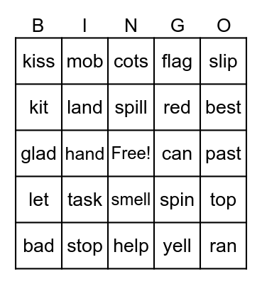 Mastery Check 2 Book 1 BINGO Card