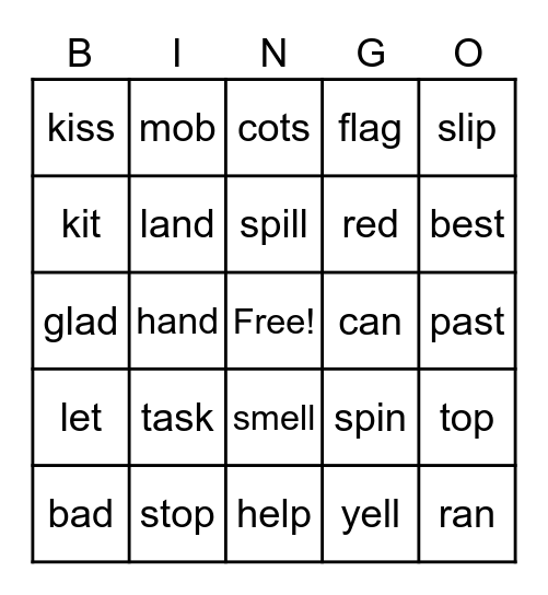 Mastery Check 2 Book 1 BINGO Card