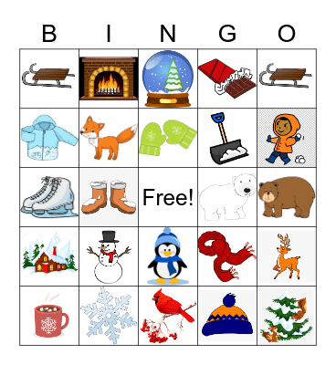 Winter Bingo! Bingo Card