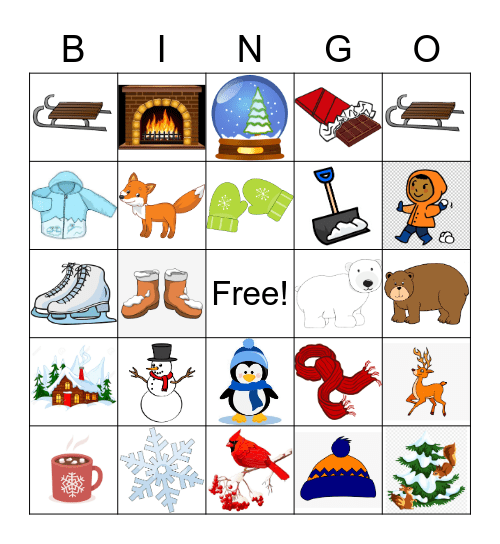 Winter Bingo! Bingo Card