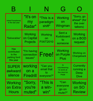 Express Finance Bingo Card