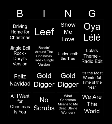 ELEVATE CHRISTMAS BINGO Card