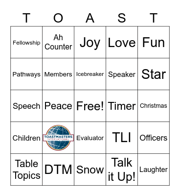 Toast Bingo Card