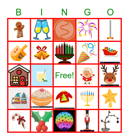 Holiday Bingo!!! Bingo Card