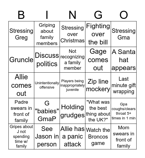 FDBINGO Card