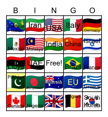 Best Service Team Bingo Card