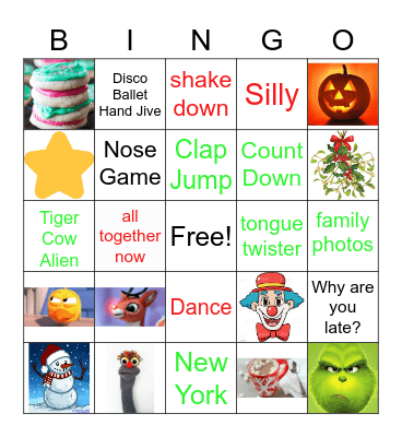 CCS Drama Club I Bingo Card