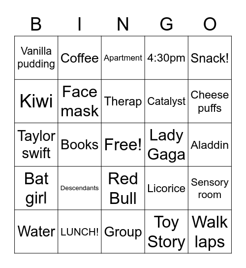 LSP BINGO!! Bingo Card