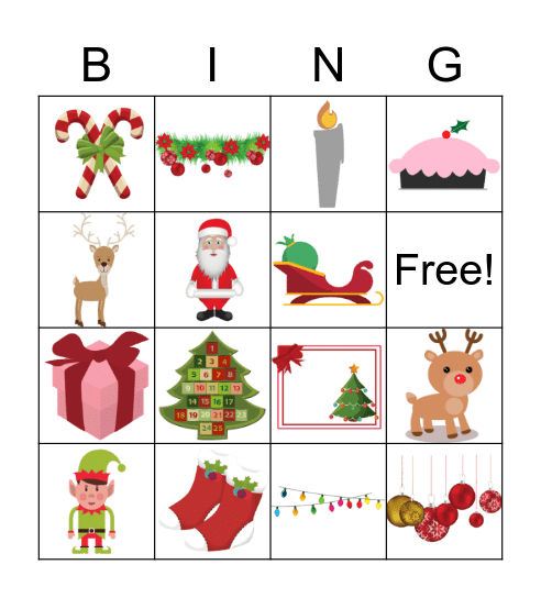 Christmas Bingo Card