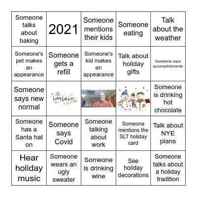 OCIO Holiday Bingo Card