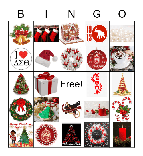 Sorority Game Night Bingo Card