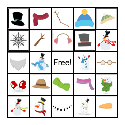 Cochran Winter Bingo Card