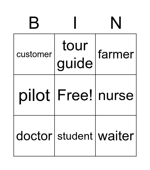 People Bingo Card