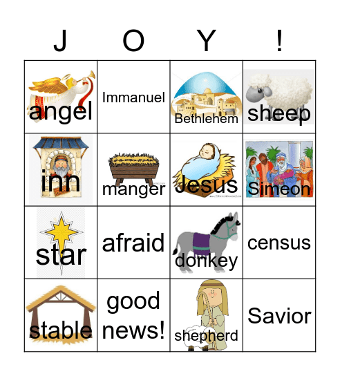 Christmas Bingo Card