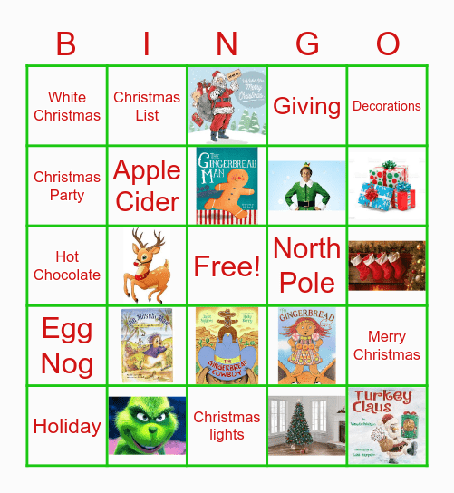 Christmas Bingo Card