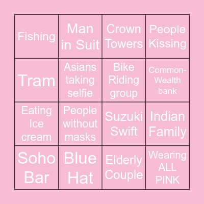BIRTHDAY BOAT BINGO Card