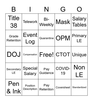 Reindeer Games Bingo Card