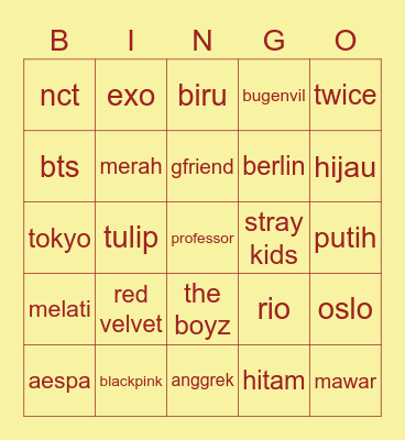 @frraacha Bingo Card