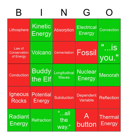 Holiday/2020 Review BINGOPoten Bingo Card