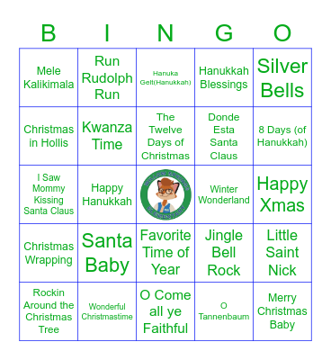 WSES Staff Fun Lunch: Holiday Edition-Round #2 Bingo Card