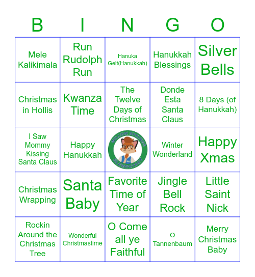 WSES Staff Fun Lunch: Holiday Edition-Round #2 Bingo Card