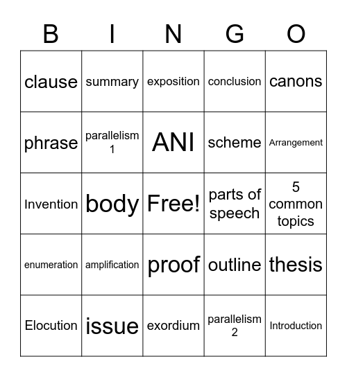 LTW2 Bingo Card